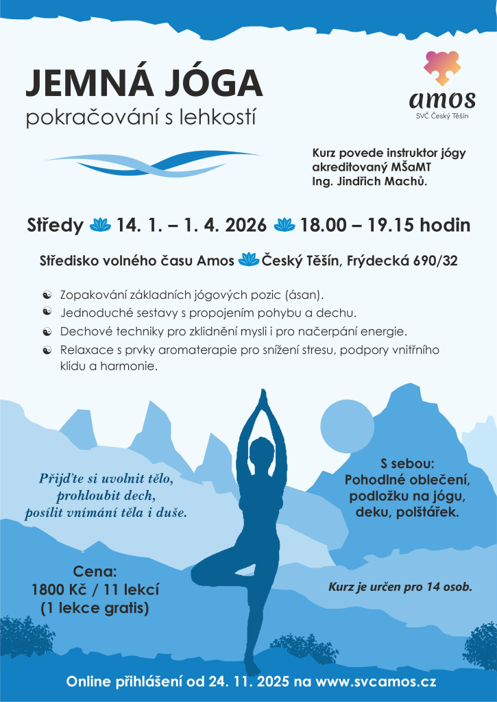 Jemná jóga - pokračování s lehkostí