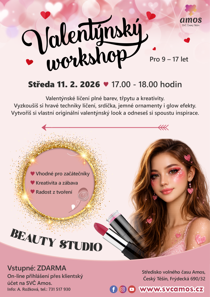 Valentýnský workshop – Beauty studio