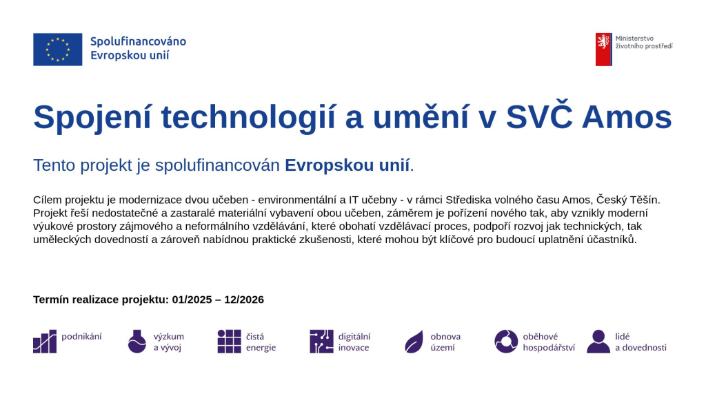 Projekt Spojení technologií a umění 