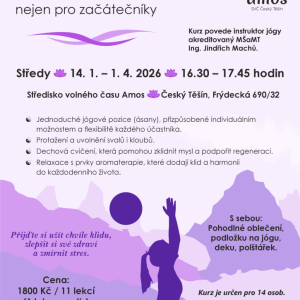 Kurz jemné jógy nejen pro začátečníky